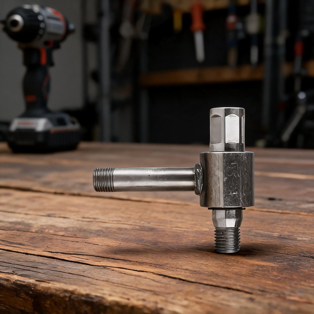 Reciprocating Saw Attachment Drill - وصلة دوارة معدنية للحقن والتبريد لجهاز