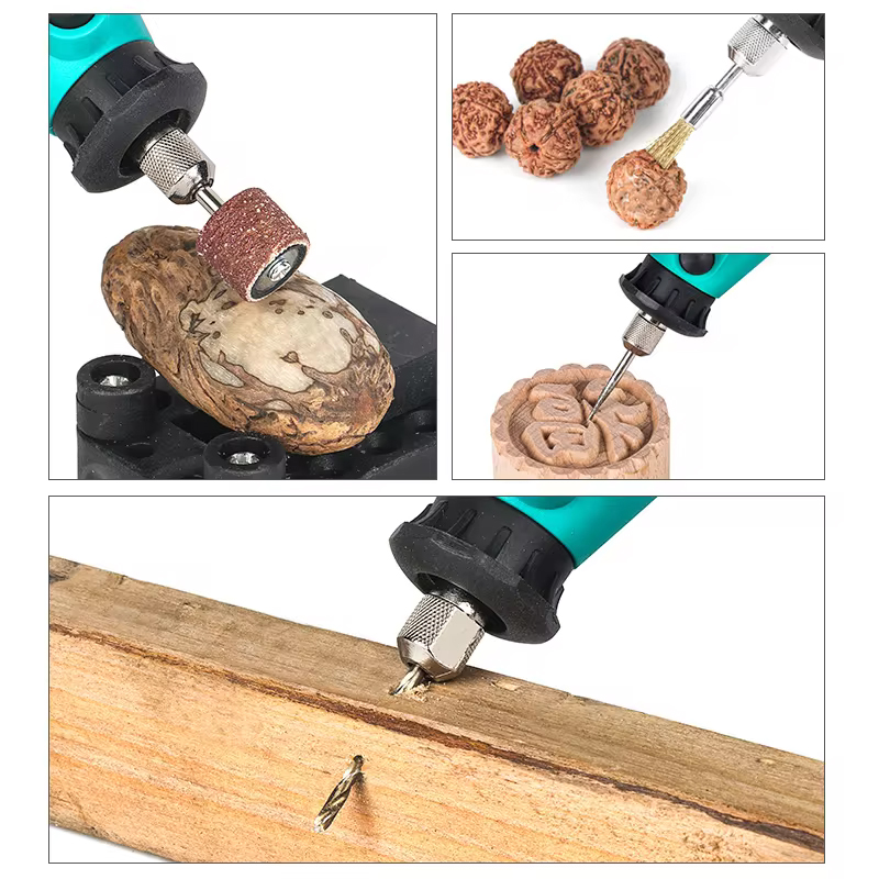 أدوات صنفرة دريمل ، أداة دوارة - مراجعة Cordless Rotary Tool Kit Accessories وسعره