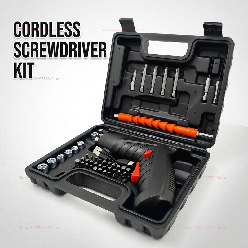 مجموعة مفك كهربائي قابلة للشحن - مراجعة Electric Screwdriver Rechargeable Usb وسعره