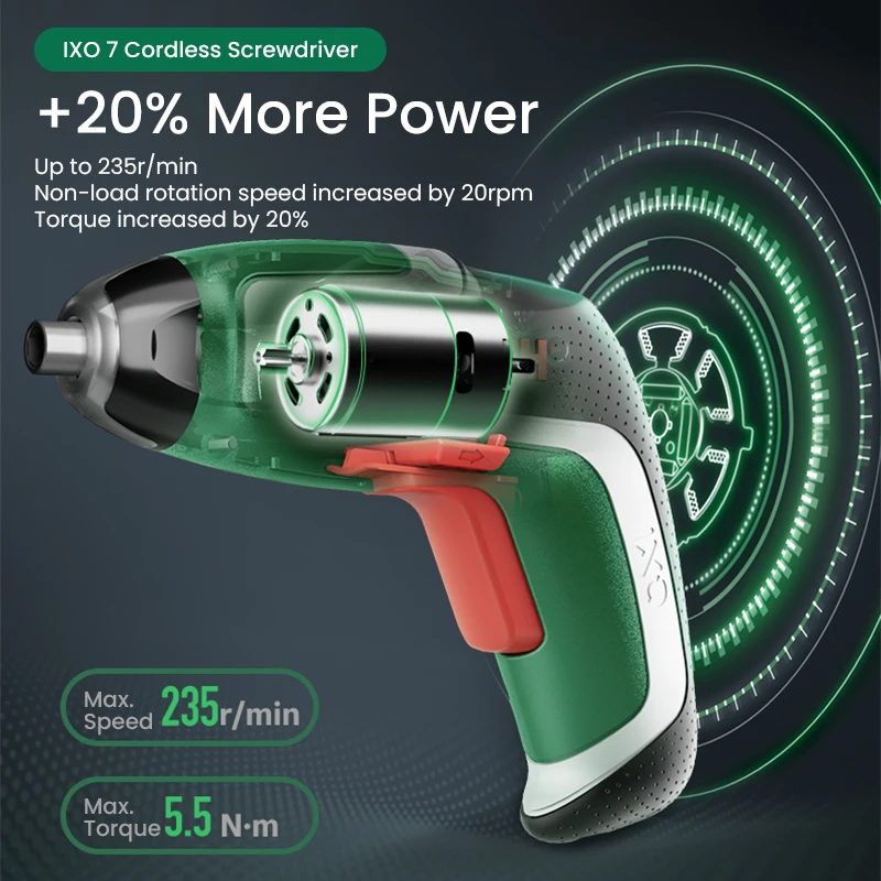 مفك براغي لاسلكي بوش IXO 7 بقو - مراجعة Electric Screwdriver Rechargeable Usb وسعره