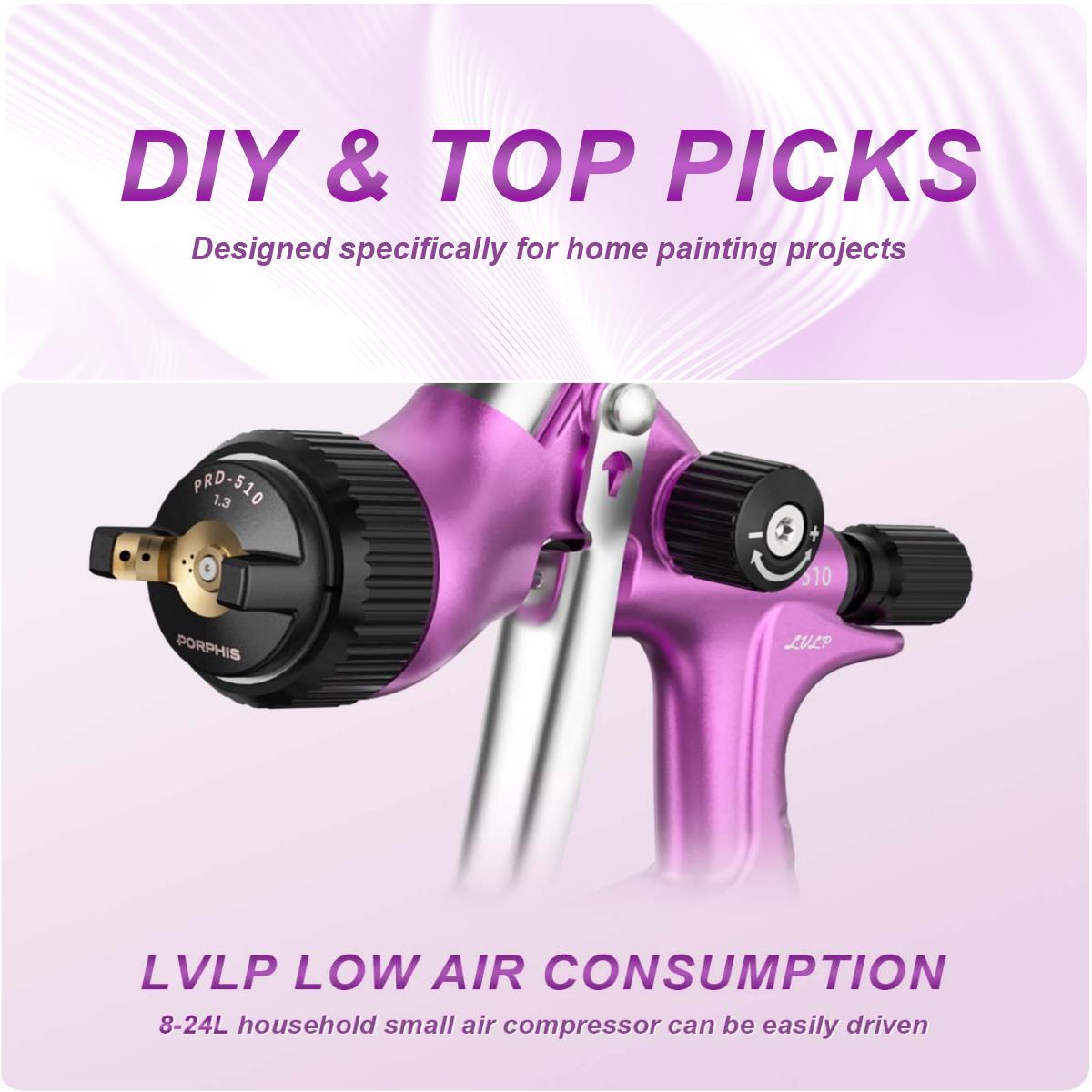 مسدس الطلاء الأصلي PORPHIS PRD - مراجعة Airbrush Kit With Mini Compressor وسعره