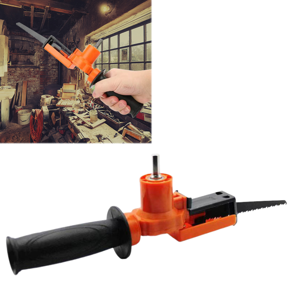 محول منشار كهربائي ترددي، أداة - مراجعة Reciprocating Saw Attachment Drill وسعره